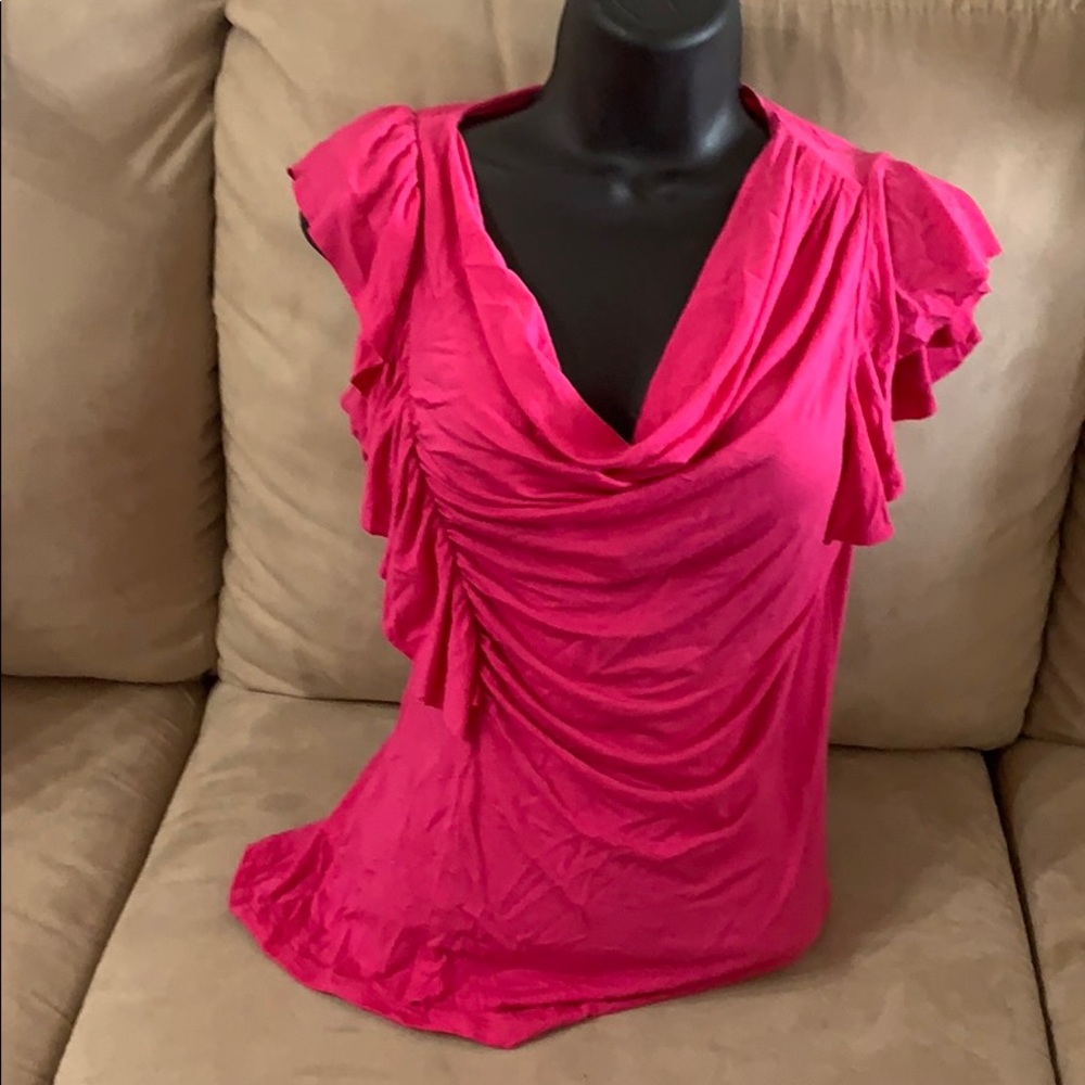 Cache Hot pink XS shirt. Great for summer